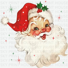 Red Santa - Christmas Ready to Press DTF Transfer