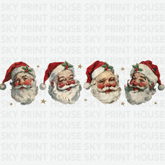 Retro Santa - Christmas Ready to Press DTF Transfer