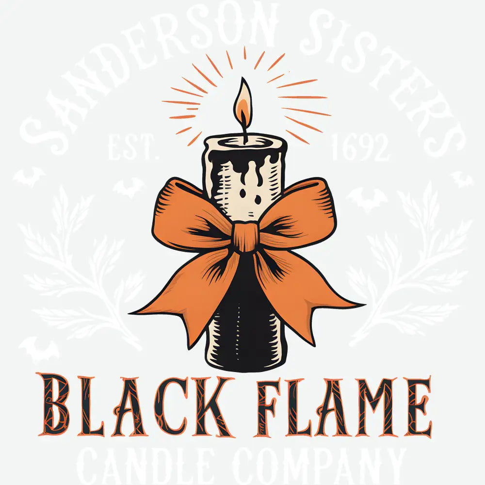 Sanderson Sisters Black Flame Candle Company Halloween Ready to Press DTF Transfer