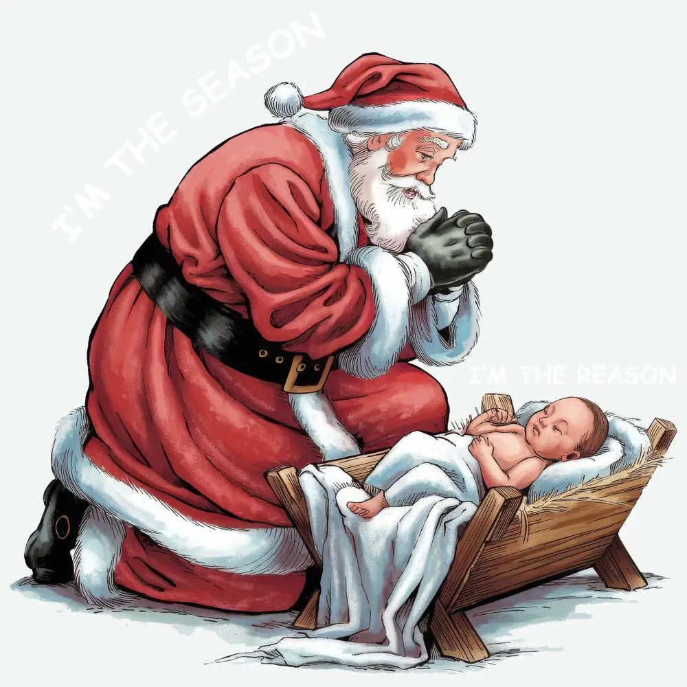 Santa and Baby - Christmas Ready to Press DTF Transfer
