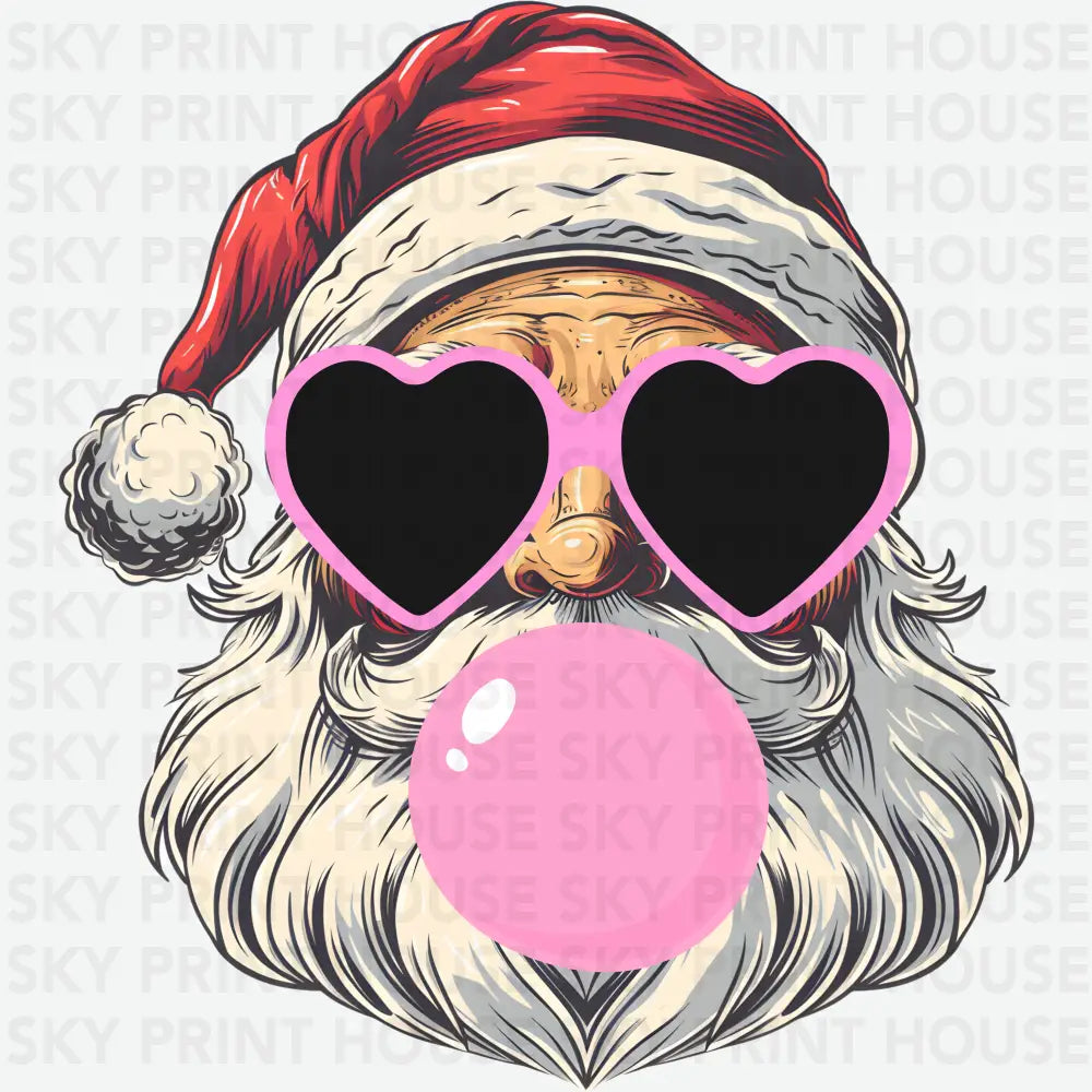 Santa - Christmas Ready to Press DTF Transfer