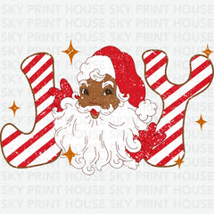 Santa Joy - Christmas Ready to Press DTF Transfer