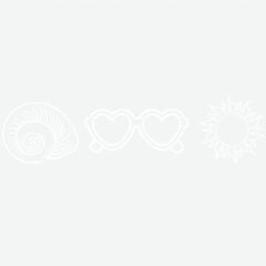 Shell Sunglasses Sun Summer Ready to Press DTF Transfer