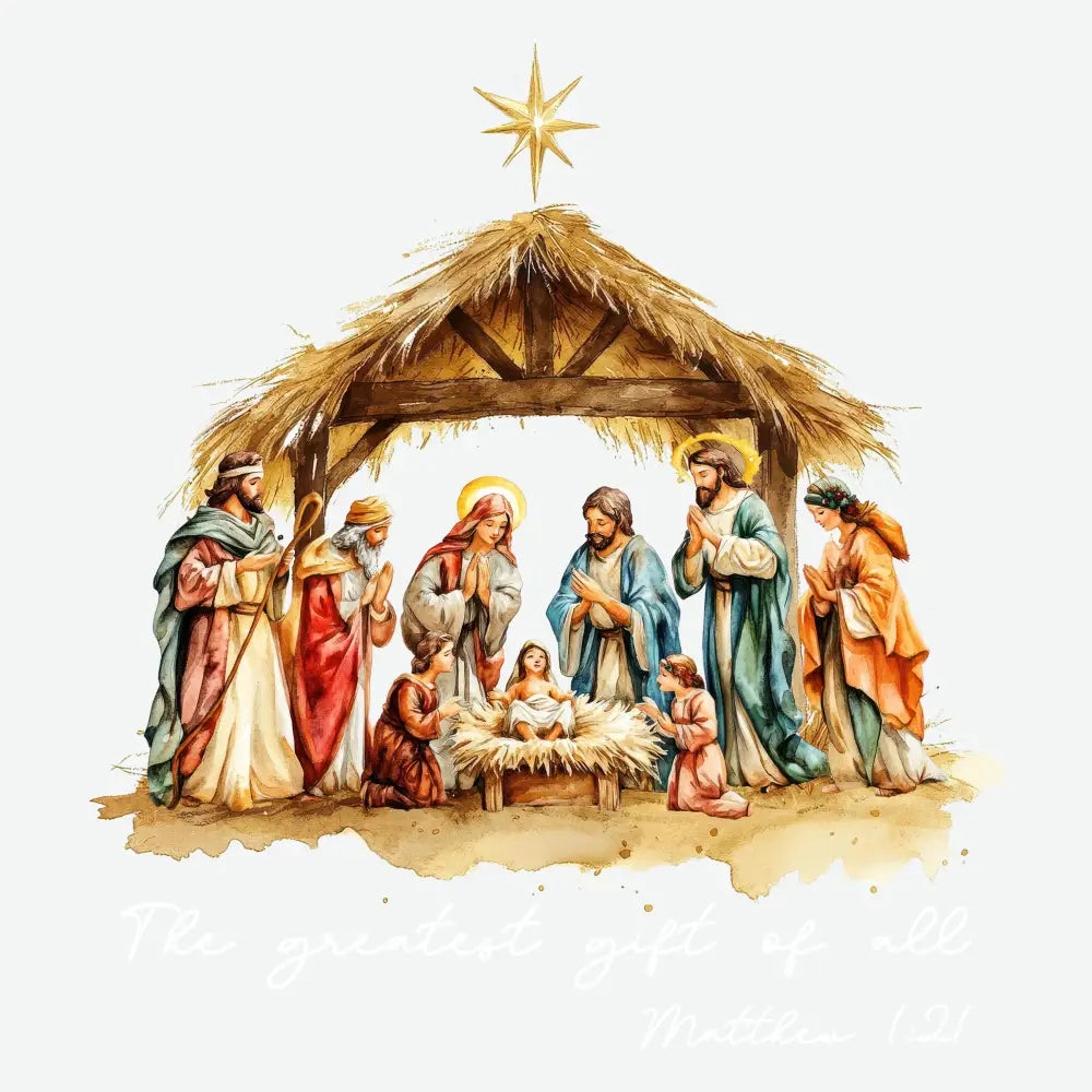 The Greatest Gift of All - Christmas Ready to Press DTF Transfer