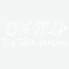 Tis The Season Baseball Elements Game Day Ready to Press DTF Transfer