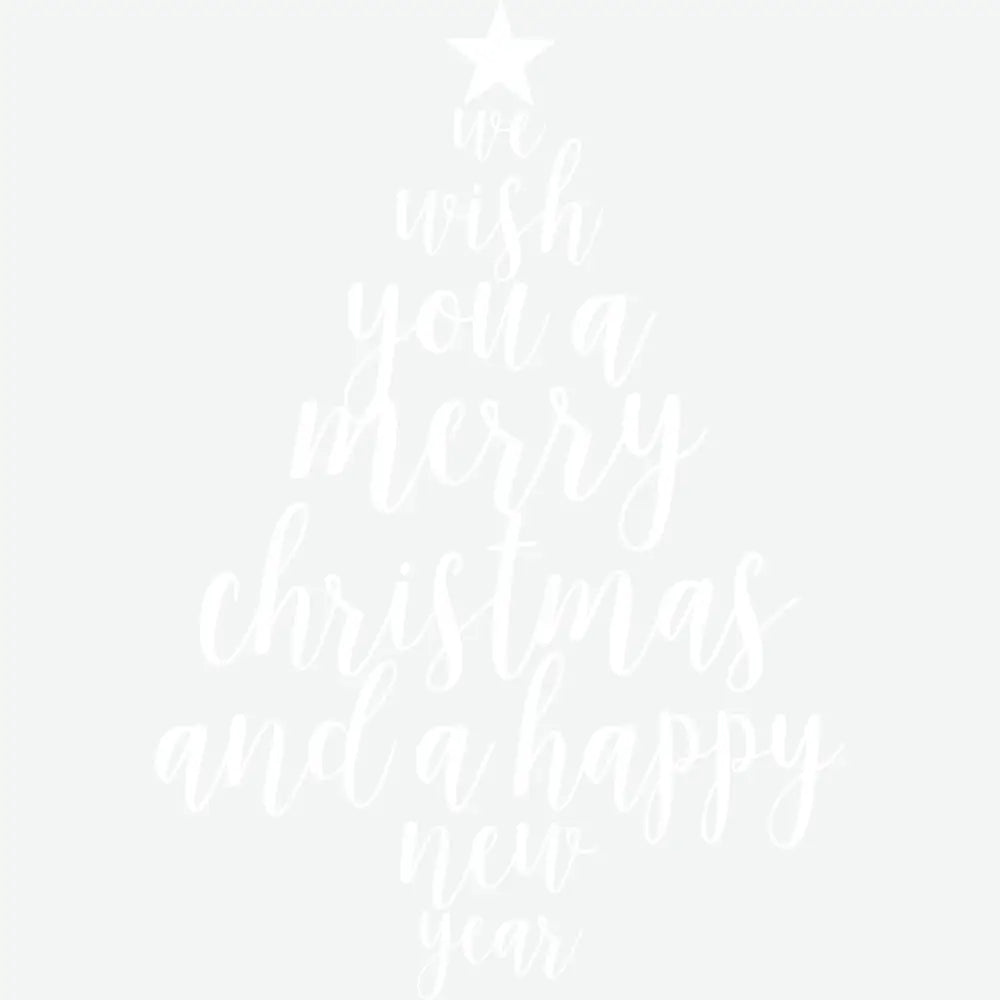 We Wish You Merry Christmas And A Happy New Year - Christmas Ready to Press DTF Transfer