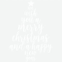 We Wish You Merry Christmas And A Happy New Year - Christmas Ready to Press DTF Transfer