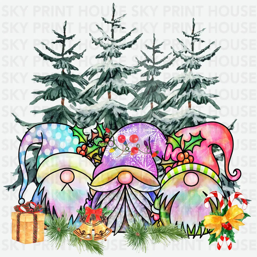 Winter Gnomes - Christmas Ready to Press DTF Transfer