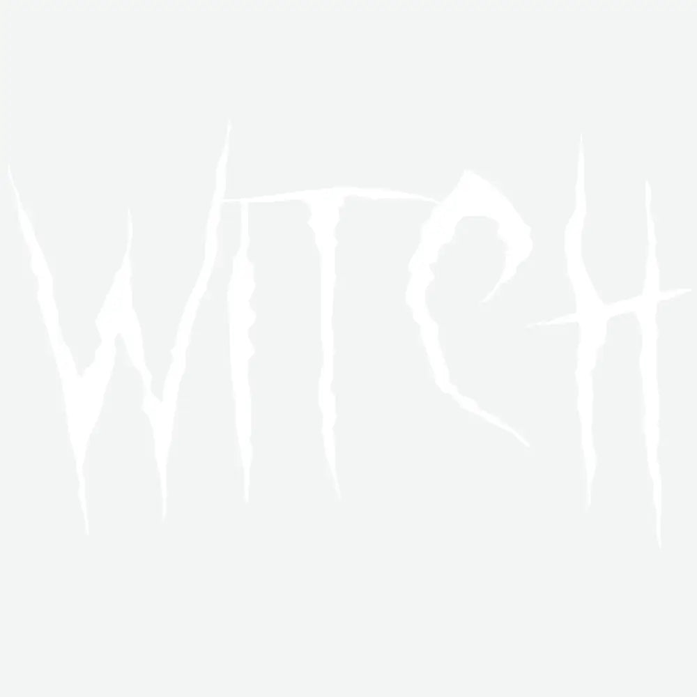 Witch Gothic Letter Halloween Ready to Press DTF Transfer
