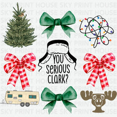 You Serious Clark - Christmas Ready to Press DTF Transfer