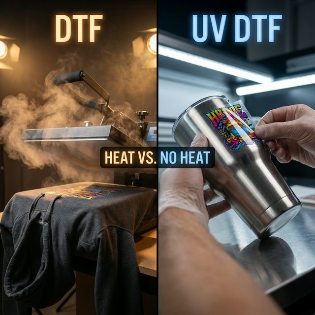 DTF vs. UV DTF: What's the Difference? The Ultimate 2026 Comparison Guide