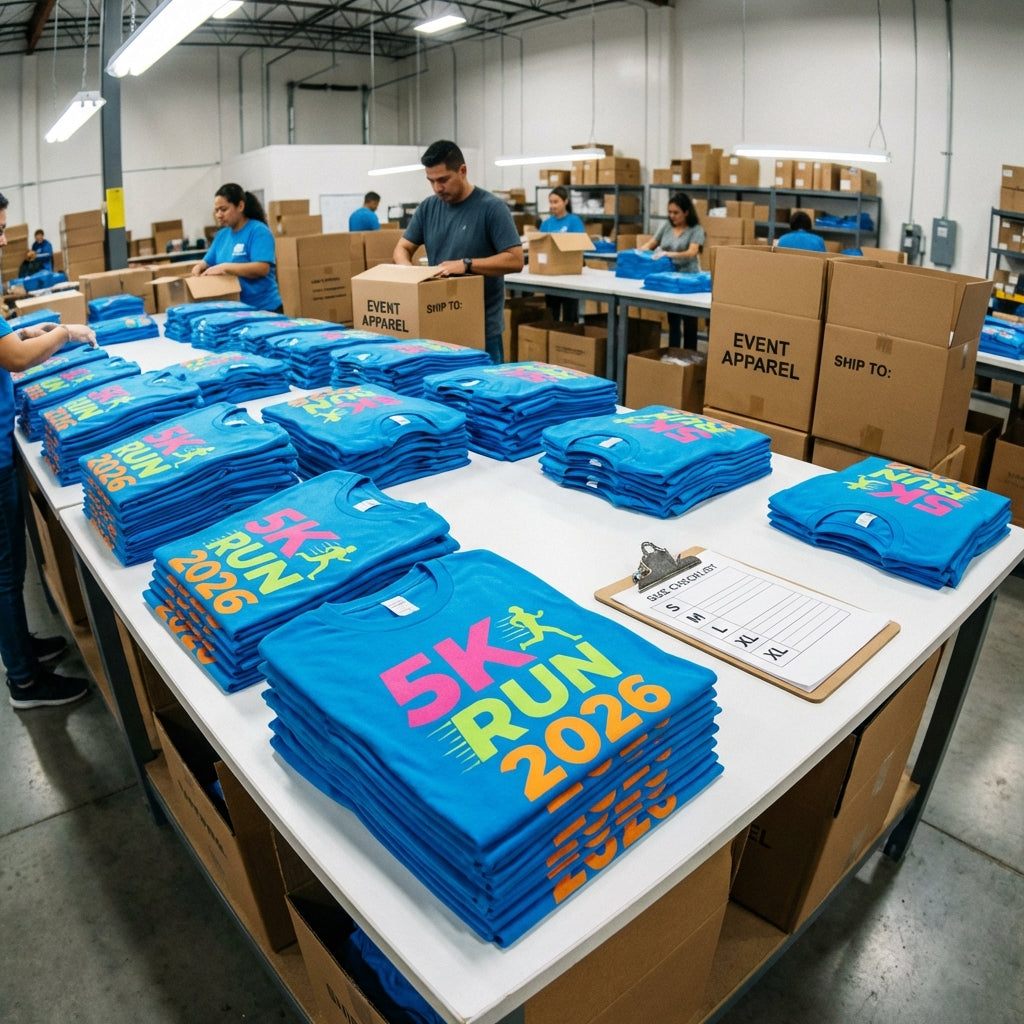 Custom Apparel for Events: How to Plan Large DTF Orders Like a Pro