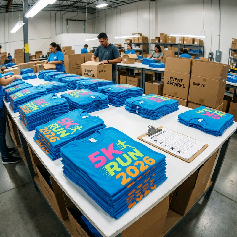 Custom Apparel for Events: How to Plan Large DTF Orders Like a Pro