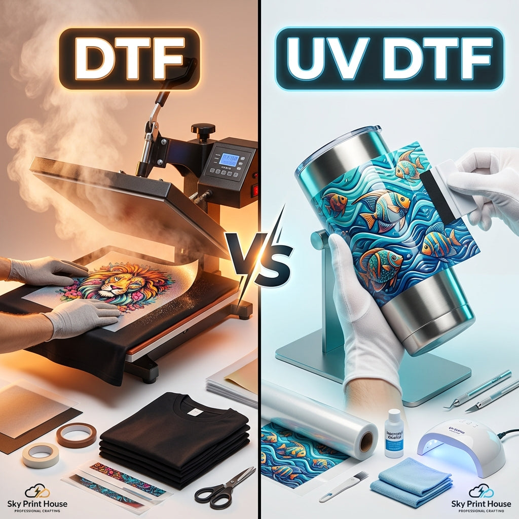 DTF vs UV DTF: What's the Difference? Complete 2026 Comparison Guide