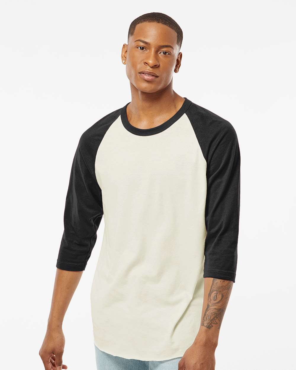 Unisex Fine Jersey Raglan T-Shirt