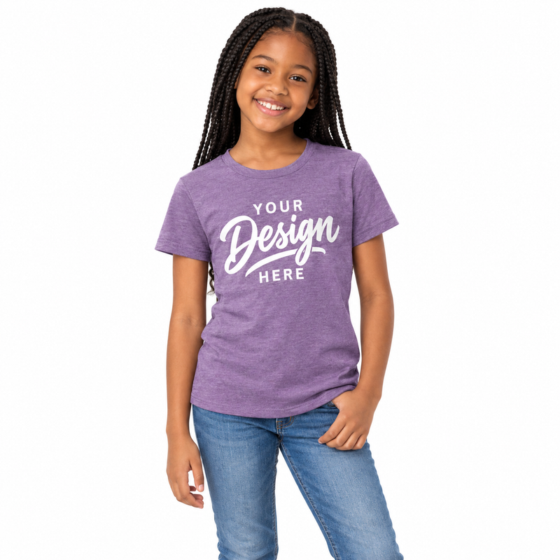 Bella Canvas Youth Heather T-Shirt - Custom Youth Heather T-shirt