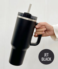 Blank 40oz Stainless Steel Tumbler — Double-Wall Insulated | Laser Engrave Ready