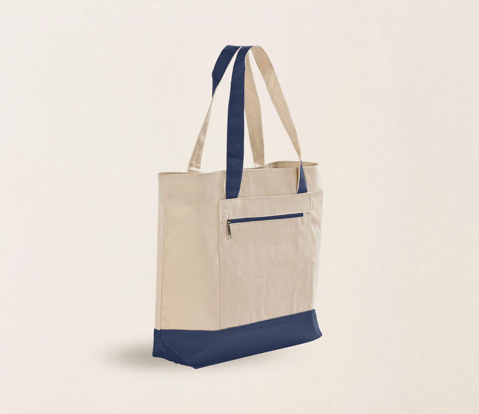 Custom Ultimate Zip Canvas Tote Bag