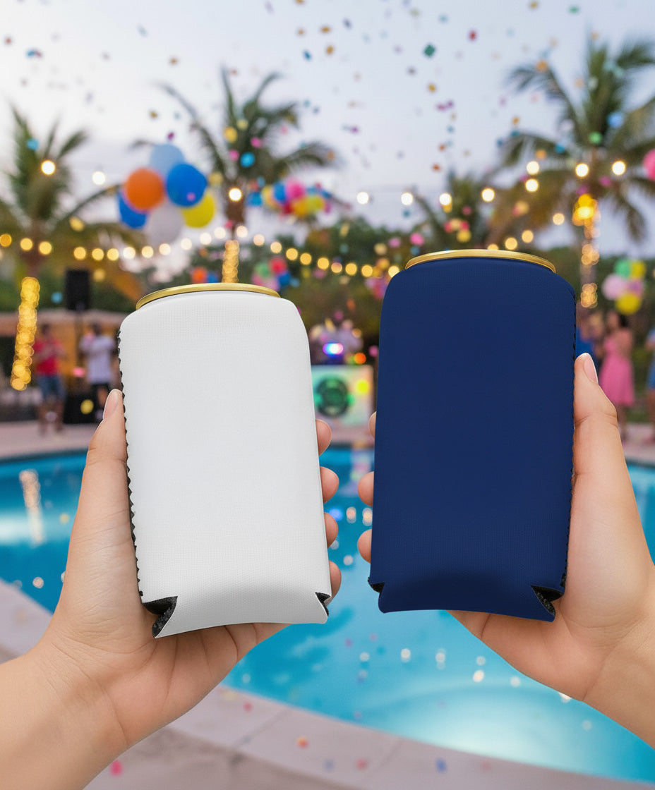 Blank Neoprene Can Cooler — High-Quality 4mm Thick | Sublimation Ready