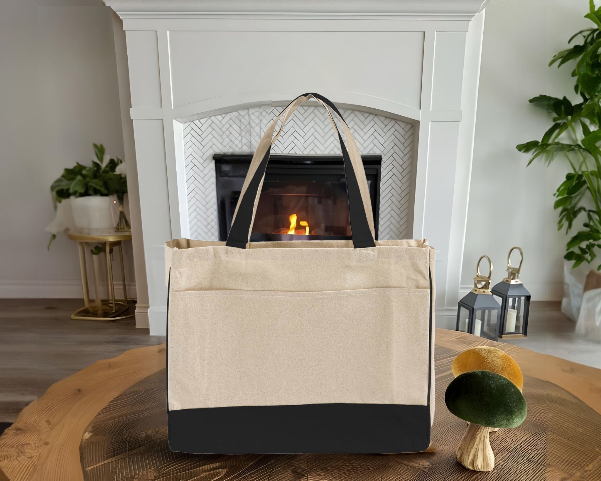 Custom Stylish Canvas Tote Bag