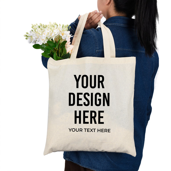 Personalized Cotton Reusable Custom Tote Bags