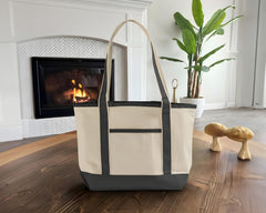 Blank Deluxe Canvas Tote Bag — 12 oz Cotton