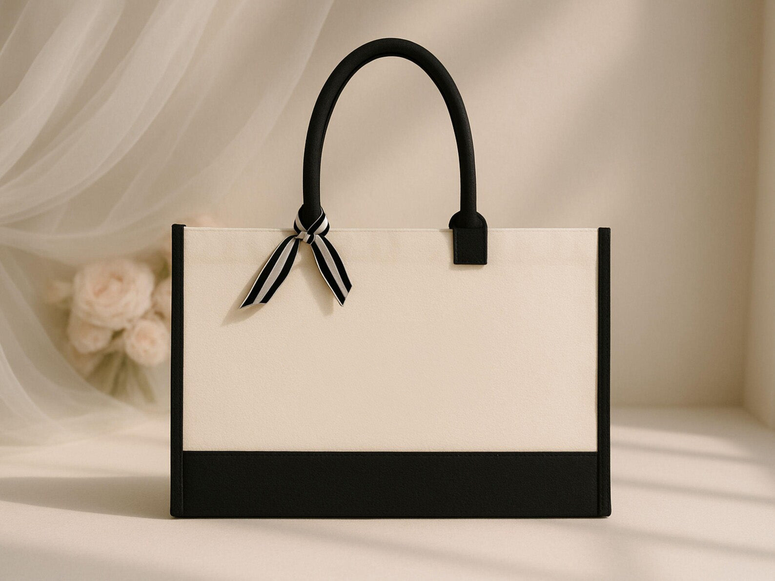 Blank Wedding Canvas Tote Bag — Wedding & Event Ready