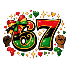 67 Pan African Hearts Fists Design – Human Rights Ready to Press DTF Transfer