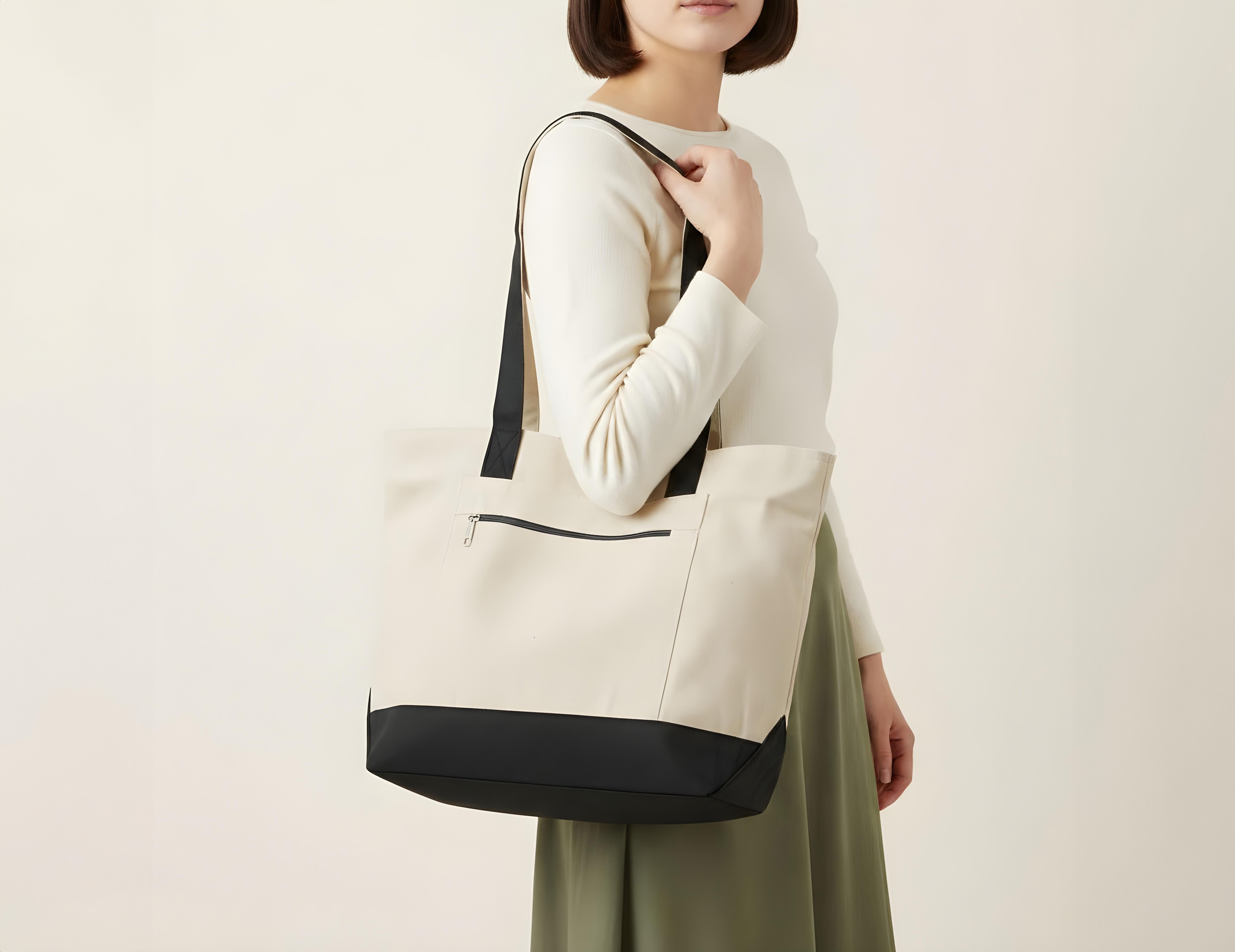 Custom Ultimate Zip Canvas Tote Bag