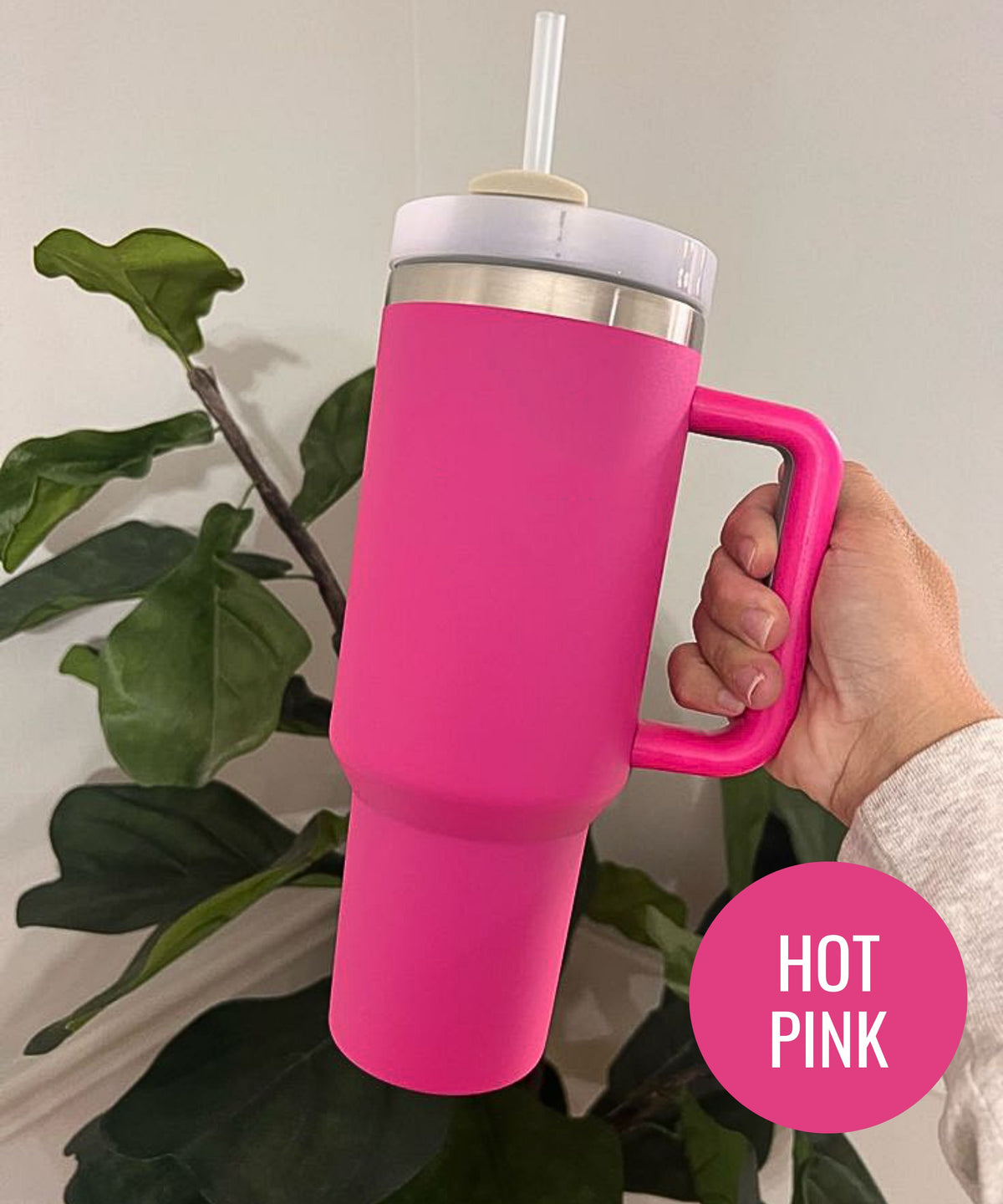 Blank 40oz Stainless Steel Tumbler — Double-Wall Insulated | Laser Engrave Ready