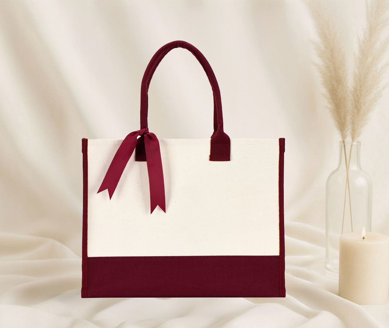 Blank Wedding Canvas Tote Bag — Wedding & Event Ready