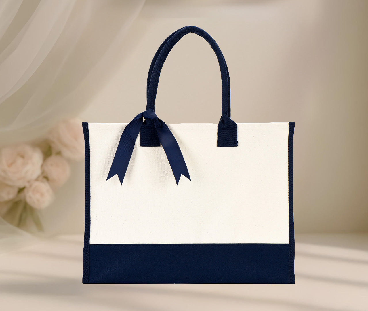 Blank Wedding Canvas Tote Bag — Wedding & Event Ready