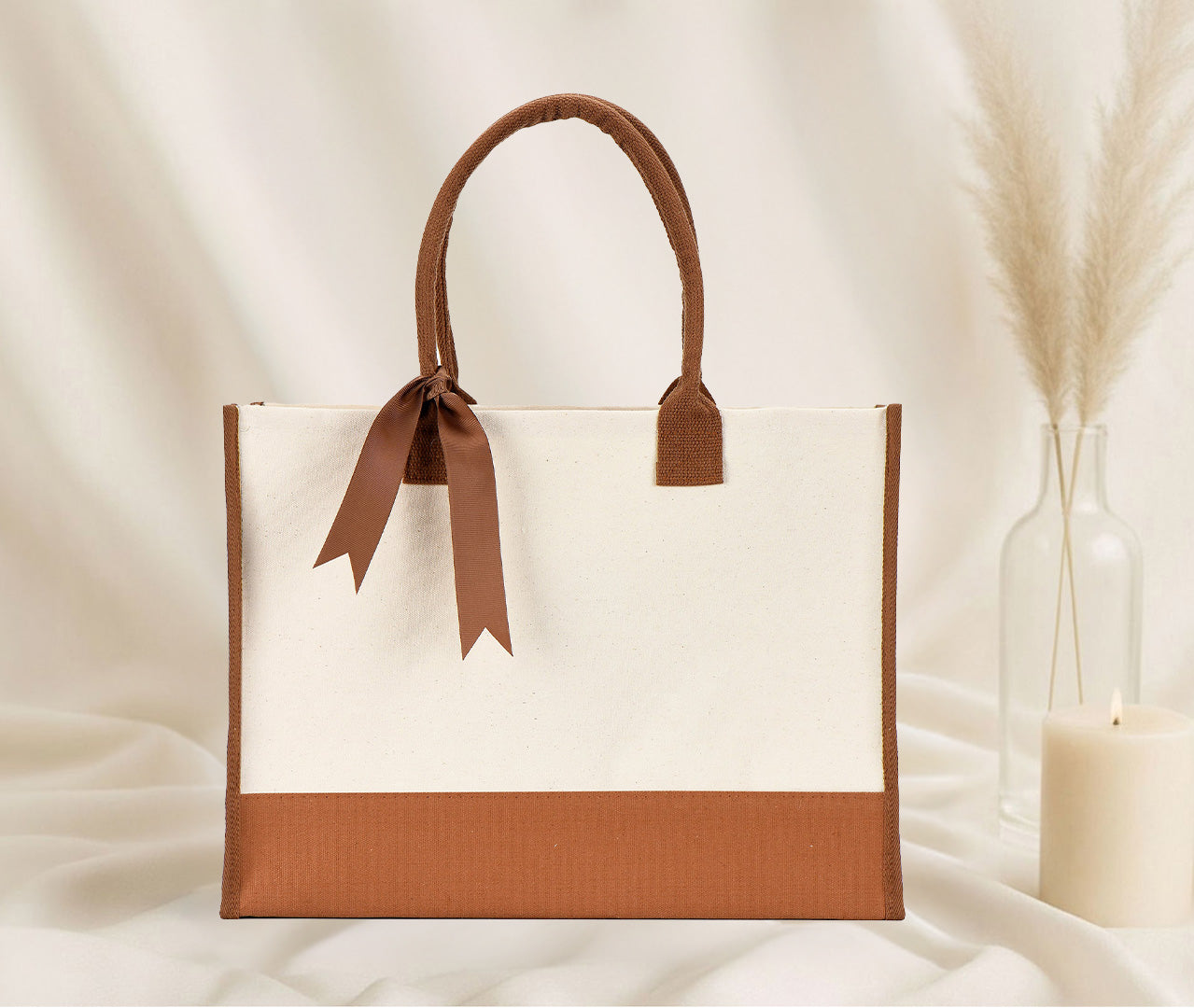 Blank Wedding Canvas Tote Bag — Wedding & Event Ready