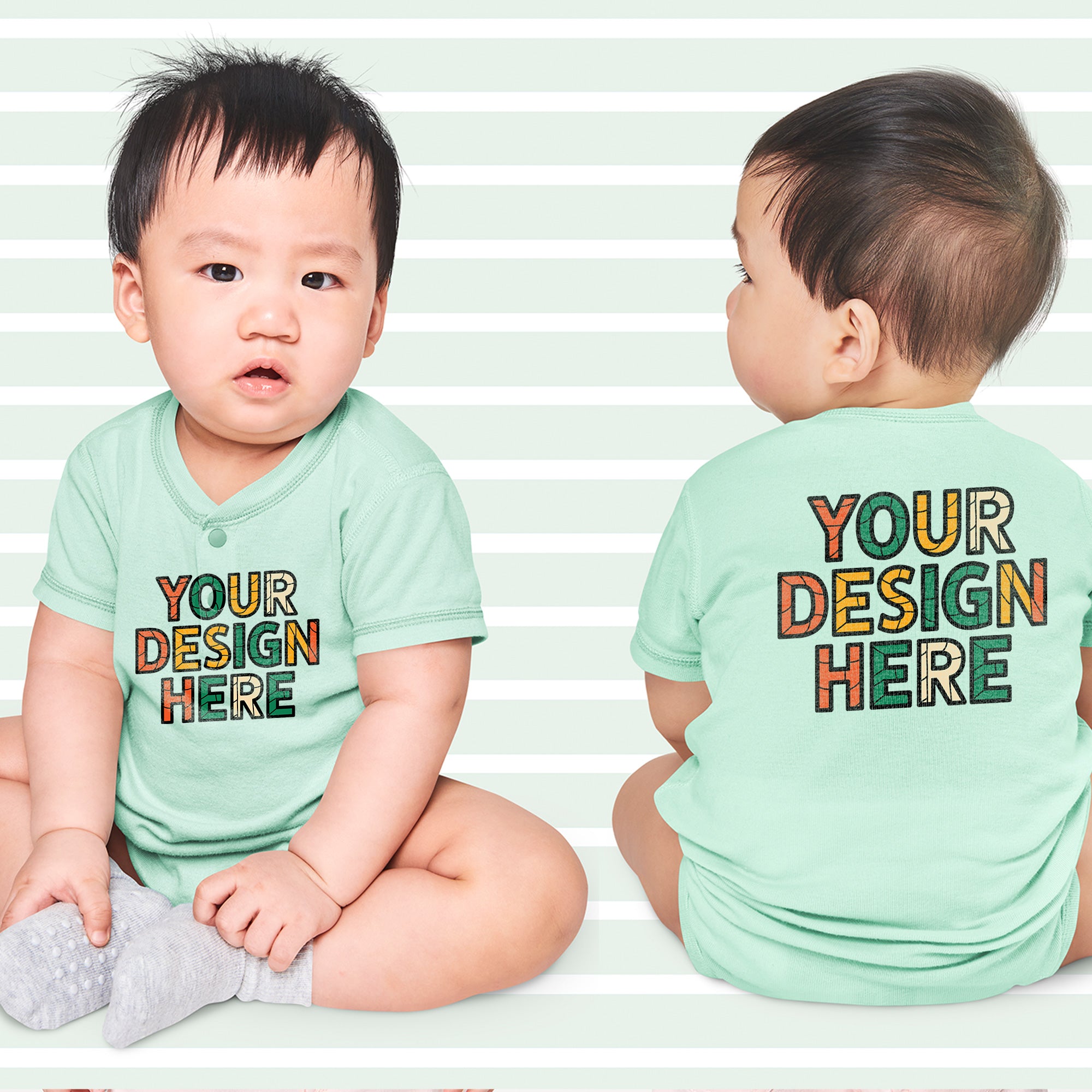 Bella Canvas Baby Onesie Infant - Custom Baby Onesie Infant T-shirt
