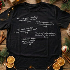 Custom Christmas T-shirt with Mystery Gift Note