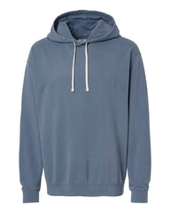 Custom Unisex Garment-Dyed Lightweight Fleece Hooded Sweatshirt