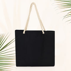 Beach Tote Bag – Custom Cotton Rope Handle Bag