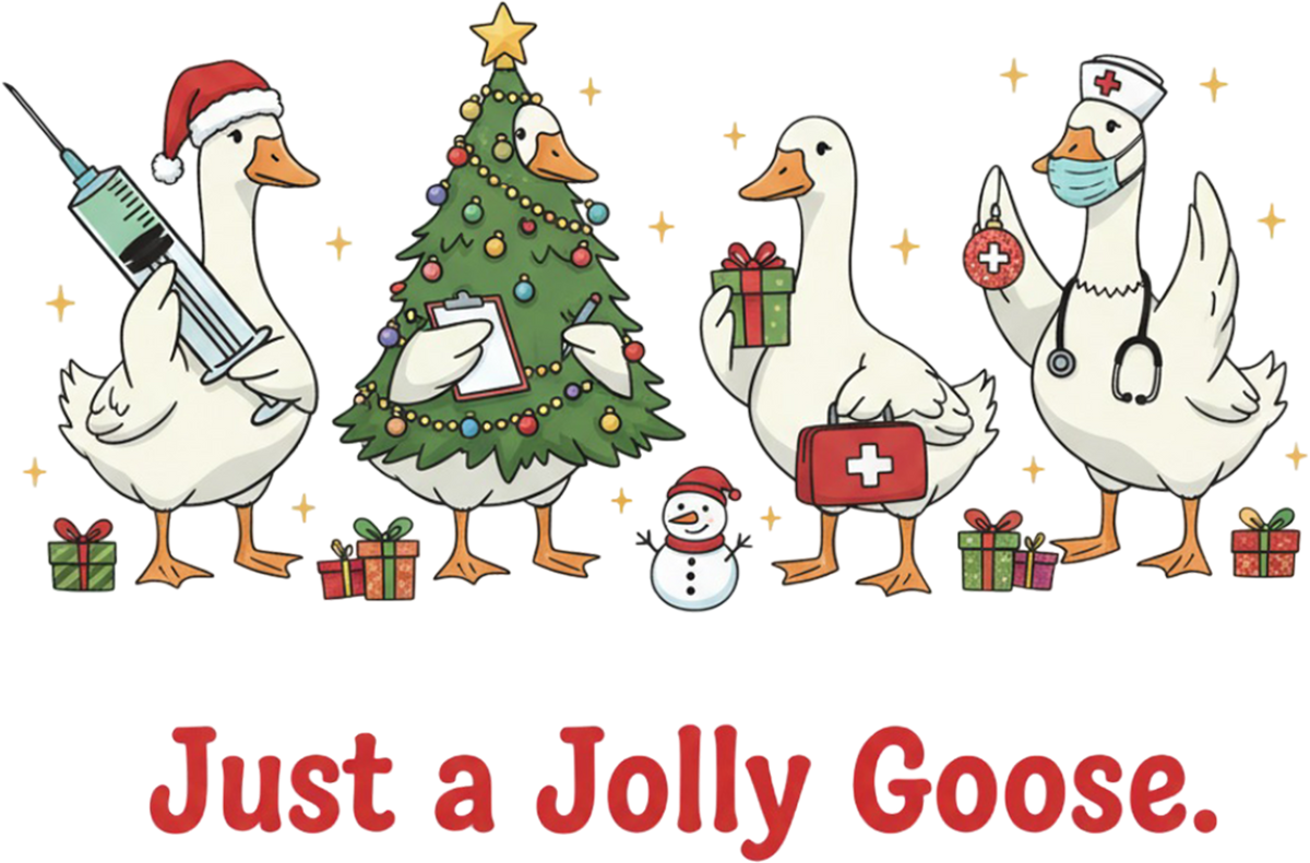 Just A Jolly Goose - Christmas Ready to Press DTF Transfer