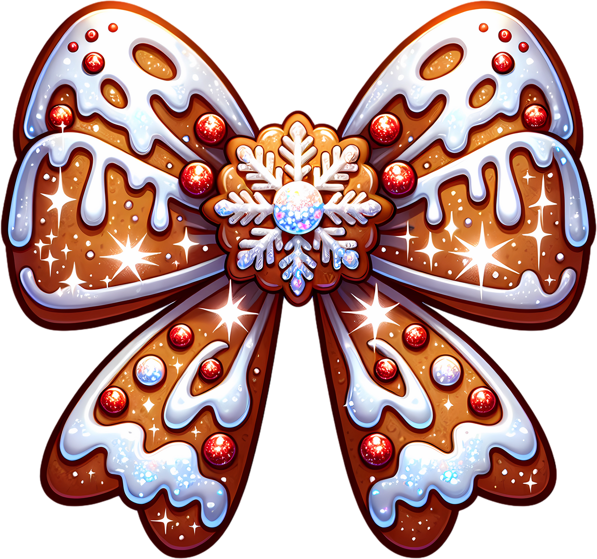 Christmas Coquette Bow - Christmas Ready to Press DTF Transfer