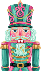 Hand Painted Brushstroke Nutcracker - Christmas Ready to Press DTF Transfer