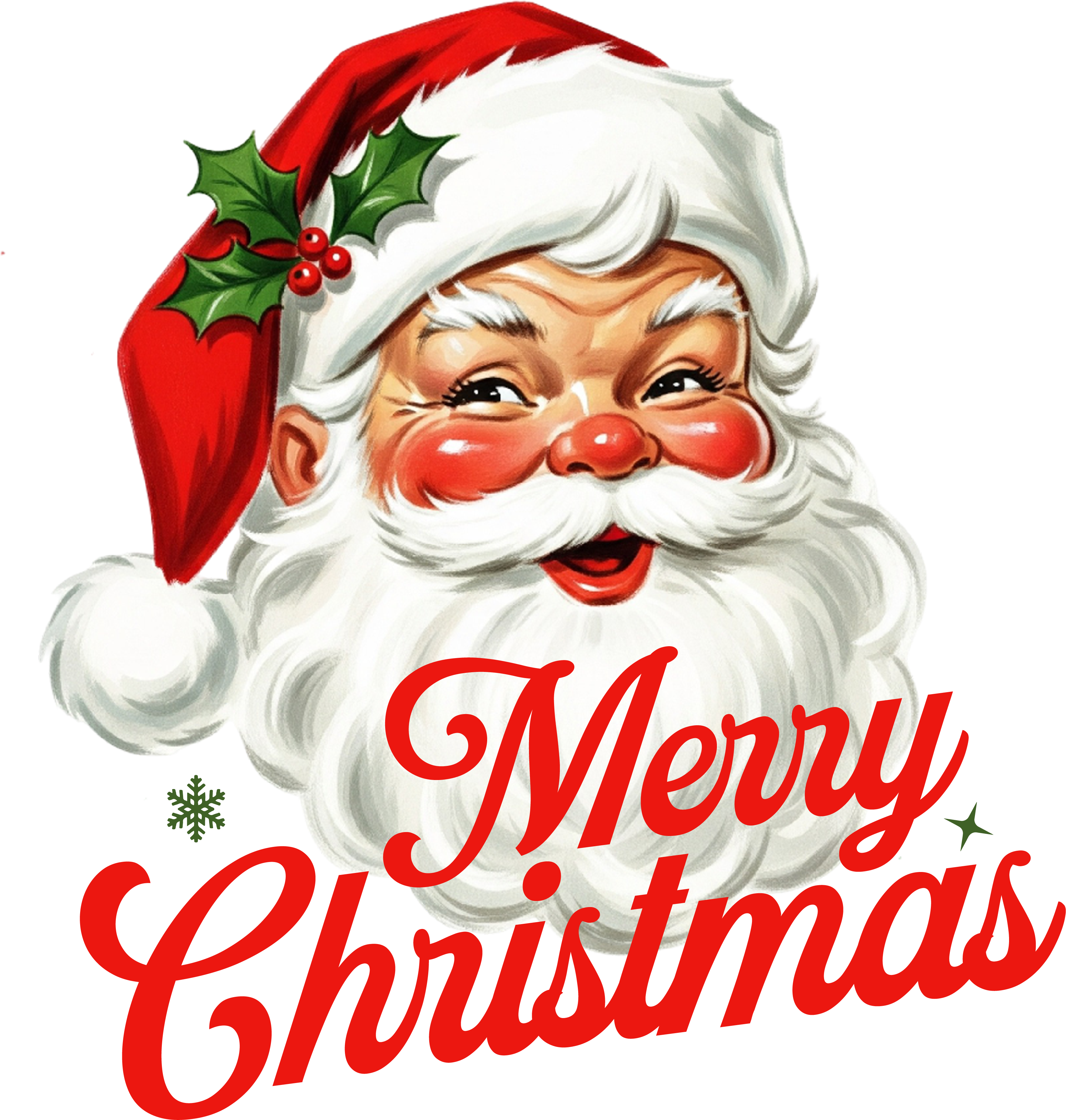 Merry Christmas Santa - Christmas Ready to Press DTF Transfer