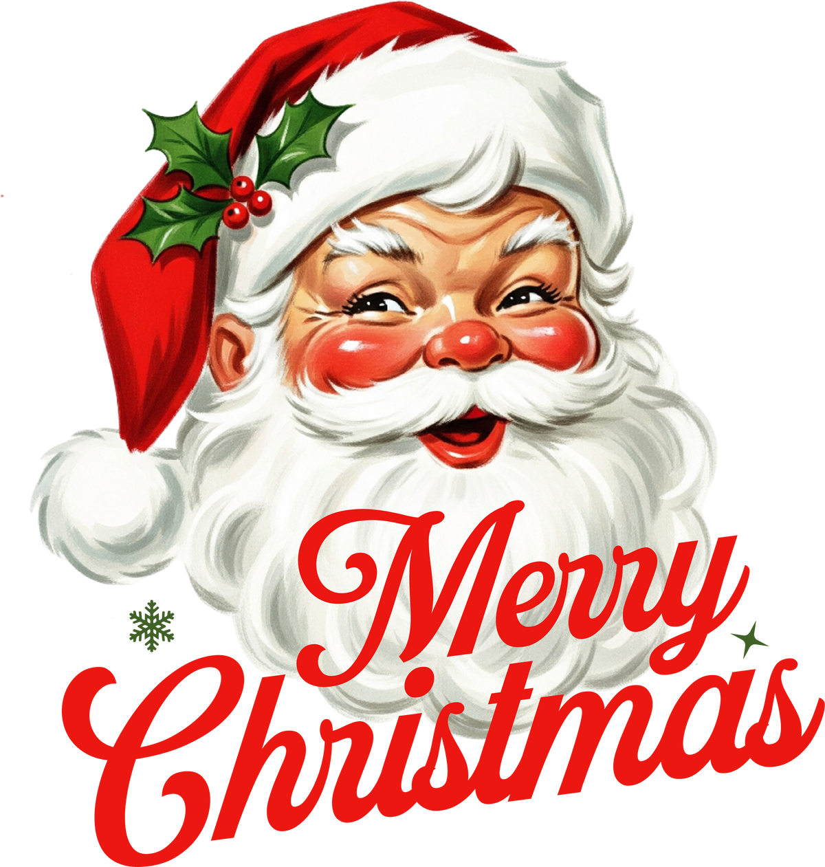 Merry Christmas Santa - Christmas Ready to Press DTF Transfer
