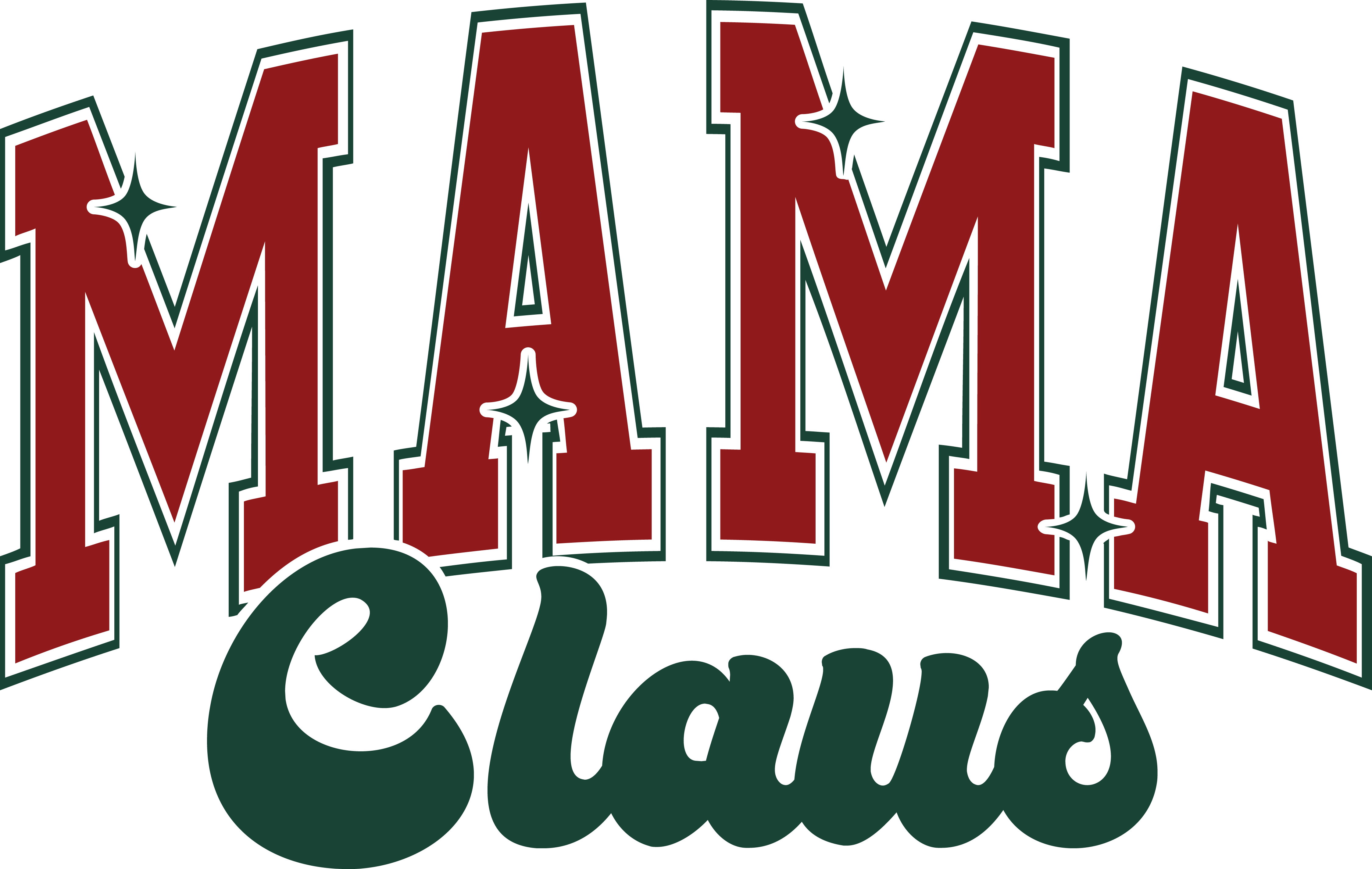 Mama Claus - Christmas Ready to Press DTF Transfer