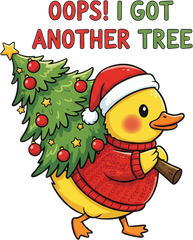 Funny Christmas Goose - Christmas Ready to Press DTF Transfer