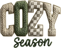 Faux Yarn Cozy Season - Fall Ready to Press DTF Transfer