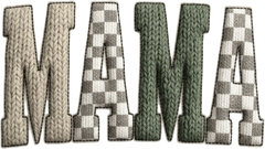 Faux Yarn Crochet Mama - Family Ready to Press DTF Transfer