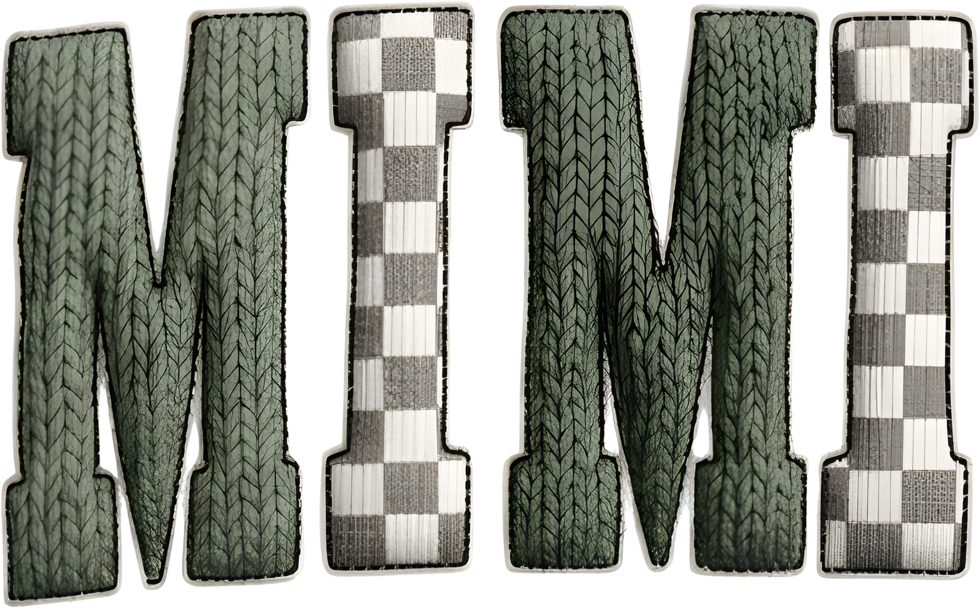 Faux Yarn Crochet Mimi - Family Ready to Press DTF Transfer