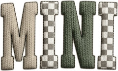 Faux Yarn Crochet Mini - Family Ready to Press DTF Transfer