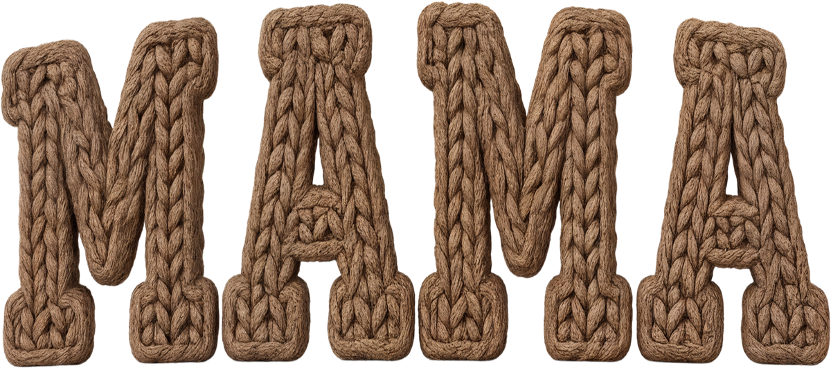 Faux Yarn Crochet Mama - Family Ready to Press DTF Transfer