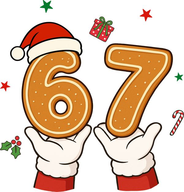 67 Christmas Cookies - Christmas Ready to Press DTF Transfer
